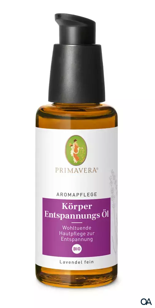 Primavera Aromapflege Körper Entspannungs Öl bio Primavera Aromapflege Körper Entspannungs Öl bio