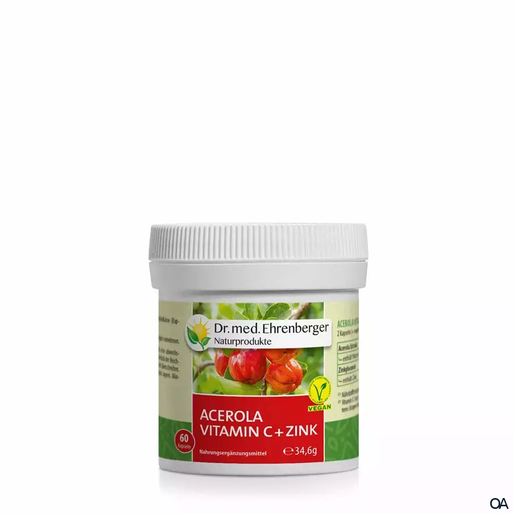 Dr. Ehrenberger Acerola Vitamin C + Zink Kapseln Dr. Ehrenberger Acerola Vitamin C + Zink Kapseln
