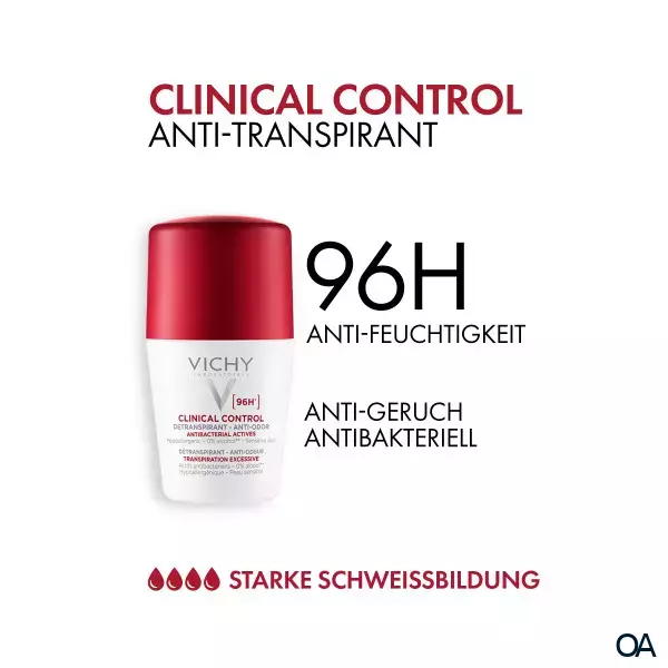 VICHY Deo Roll-on Anti-Transpirant 96h VICHY Deo Roll-on Anti-Transpirant 96h