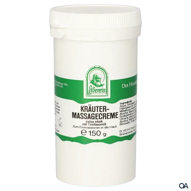 Pater Severin Kräutermassagecreme + Teebaumöl Pater Severin Kräutermassagecreme + Teebaumöl