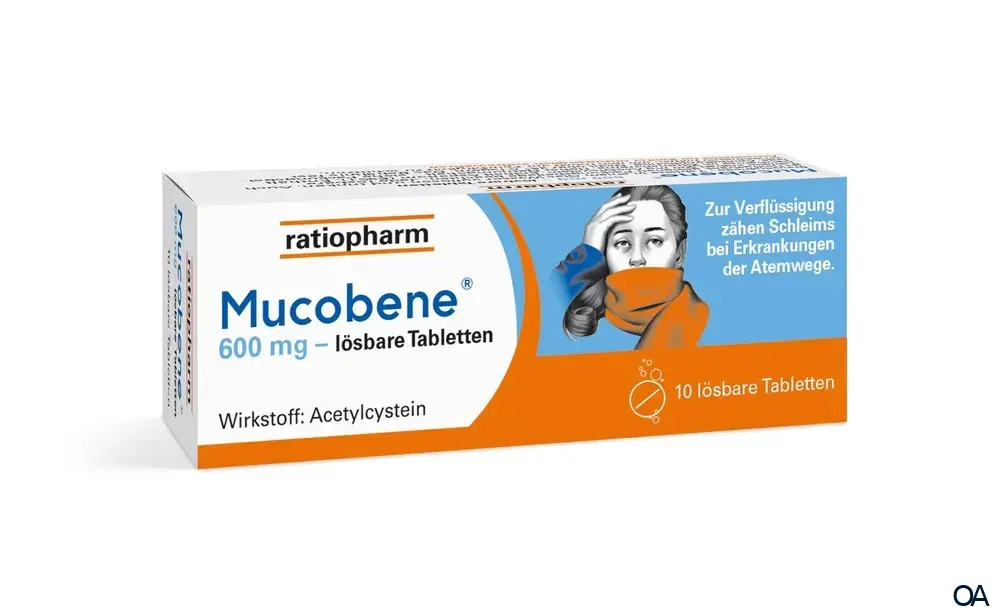 Mucobene® 600 mg lösbare Tabletten