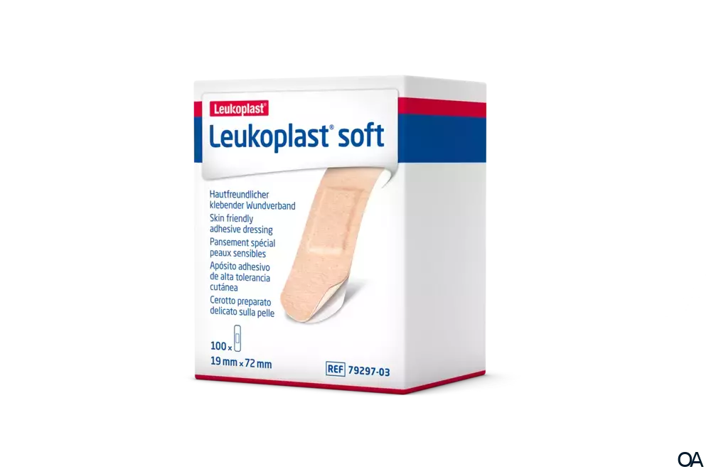 Leukoplast® Soft Injektionspflaster 19x72mm Leukoplast® Soft Injektionspflaster 19x72mm
