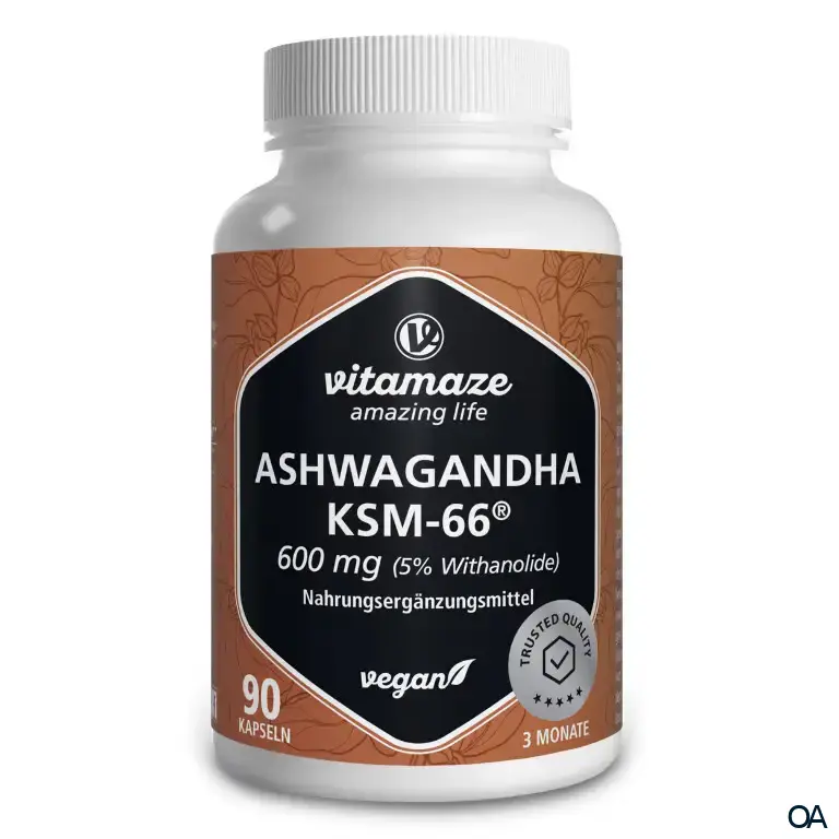 Vitamaze Ashwagandha 600 mg KSM-66® Kapseln
