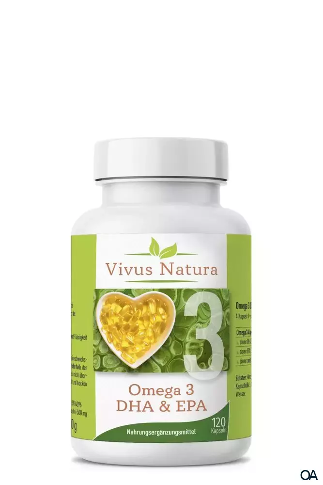 Vivus Natura Omega 3 DHA & EPA Kapseln