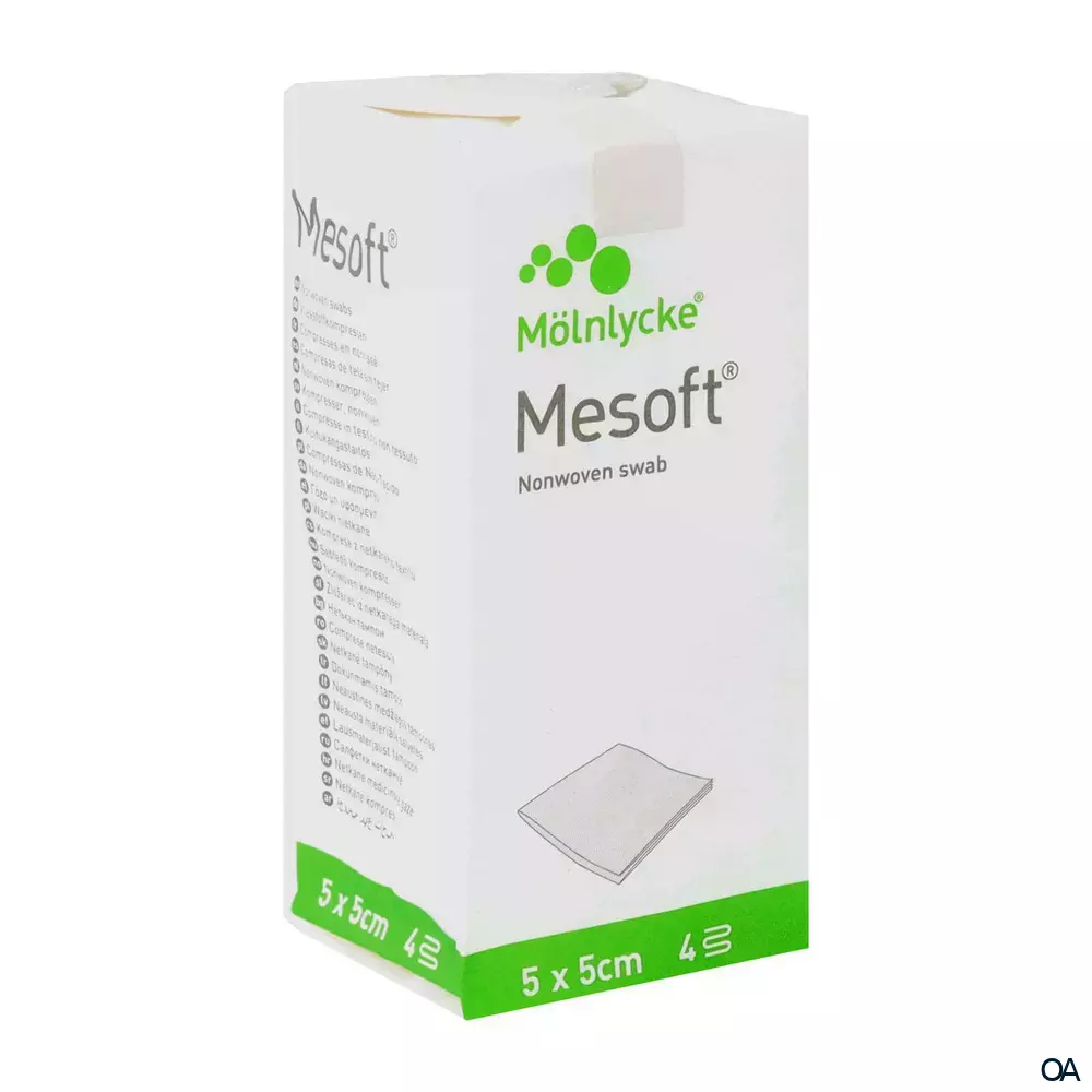 Mesoft® Vlieskompressen unsteril 5 x 5 cm