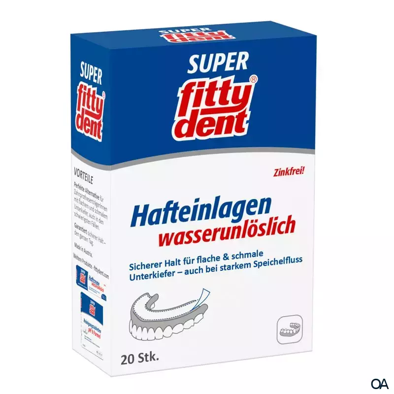 fittydent Super Hafteinlagen comfort (20 Stk) fittydent Super Hafteinlagen comfort (20 Stk)