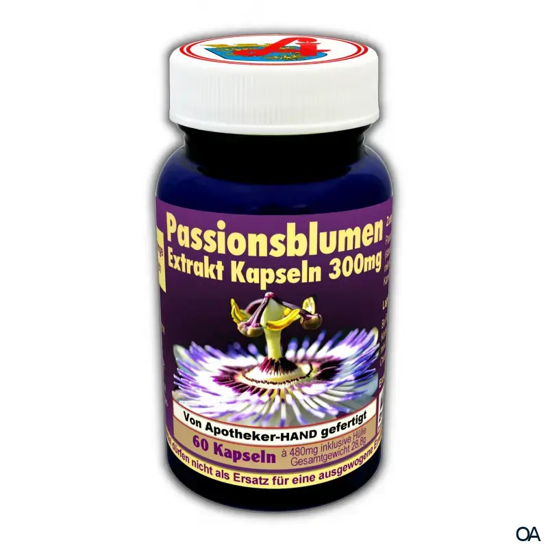 Passionsblumen 300 mg Extrakt Kapseln