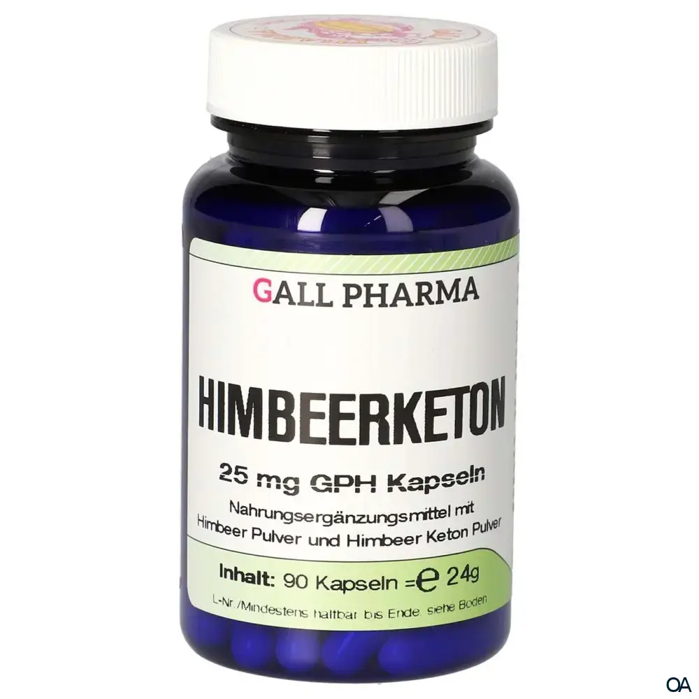 Gall Pharma Himbeerketon 25 mg Kapseln