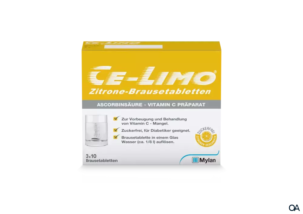Ce-Limo® Zitrone Brausetabletten Ce-Limo® Zitrone Brausetabletten