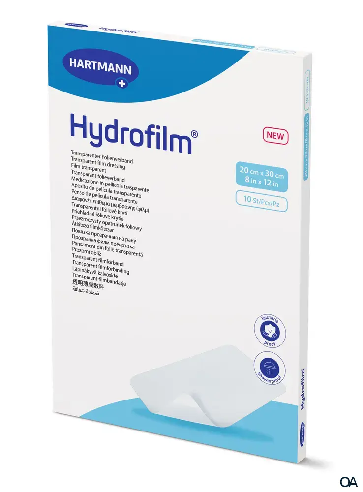 Hydrofilm® transparenter Folienverband 20 x 30 cm