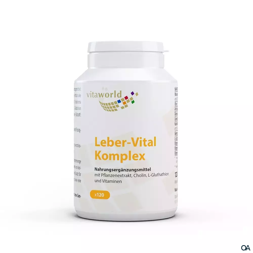 Vitaworld Leber-Vital Komplex Kapseln