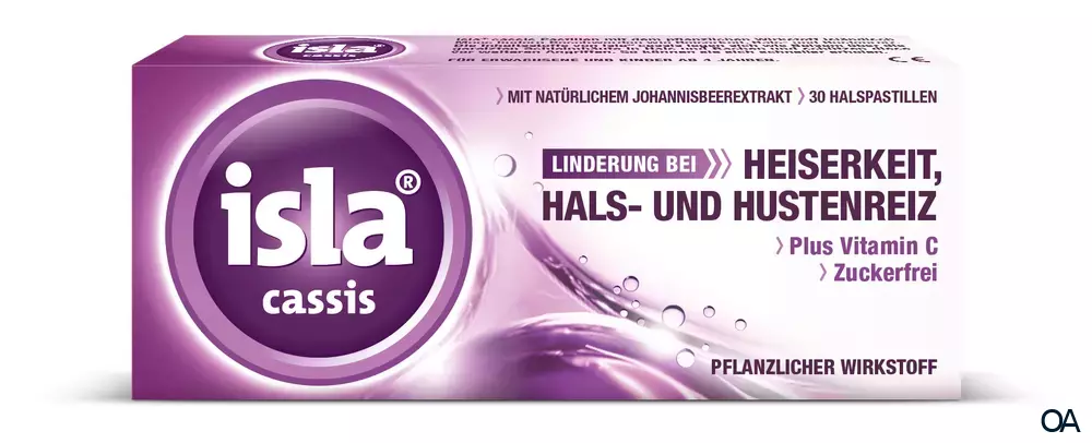 isla® Pastillen Cassis + Vitamin C isla® Pastillen Cassis + Vitamin C