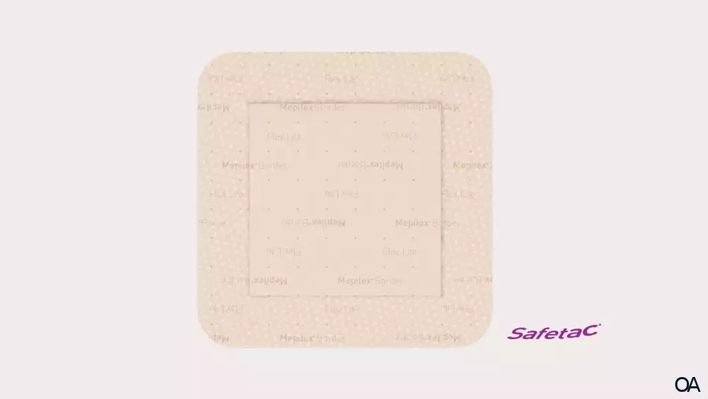 Mepilex® Border Flex Lite Schaumverband steril, 15 x 15 cm