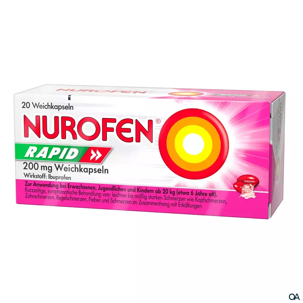 Nurofen® Rapid 200 mg Weichkapseln Nurofen® Rapid 200 mg Weichkapseln