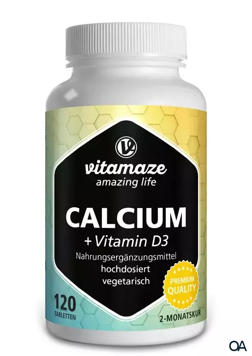 Vitamaze Calcium + Vitamin D3 Tabletten Vitamaze Calcium + Vitamin D3 Tabletten