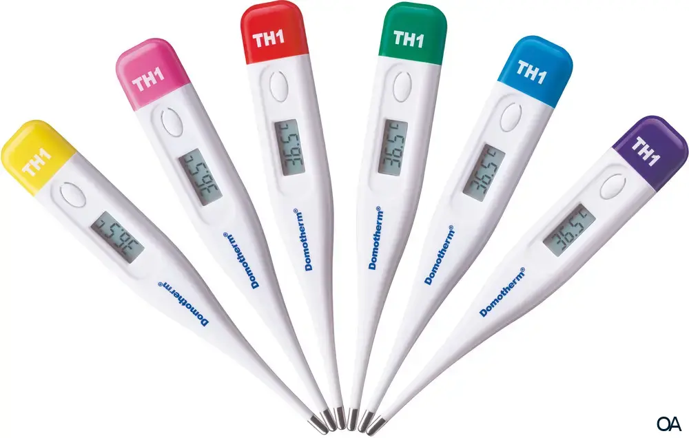 UEBE Medical Domotherm TH1 Color Digital Fieberthermometer UEBE Medical Domotherm TH1 Color Digital Fieberthermometer