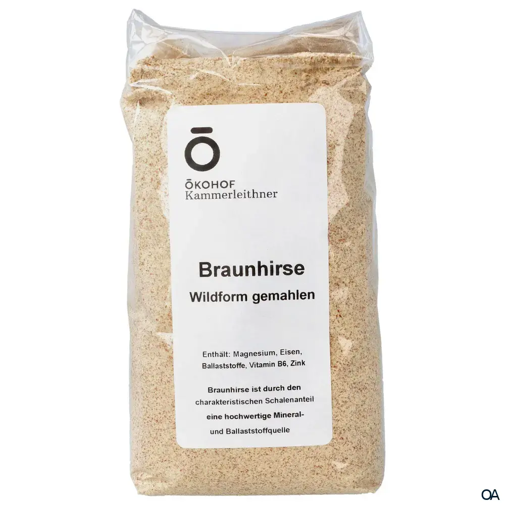 ÖkoHof Kammerleithner Braunhirse Wildform gemahlen ÖkoHof Kammerleithner Braunhirse Wildform gemahlen
