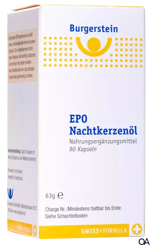 Burgerstein EPO Nachtkerzenöl Kapseln Burgerstein EPO Nachtkerzenöl Kapseln