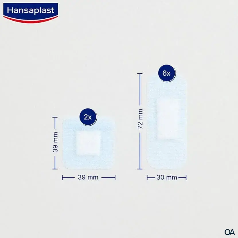 Hansaplast Ultra Sensitive Pflasterstreifen - 2 Größen