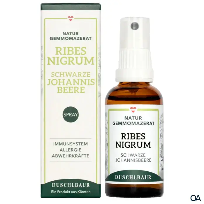 Duschlbaur Ribes nigrum Gemmo Mazerat (Schwarze Johannisbeere) Spray
