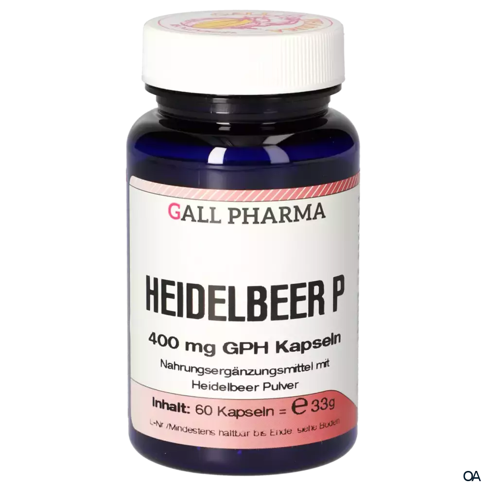 Gall Pharma Heidelbeer Pulver Kapseln