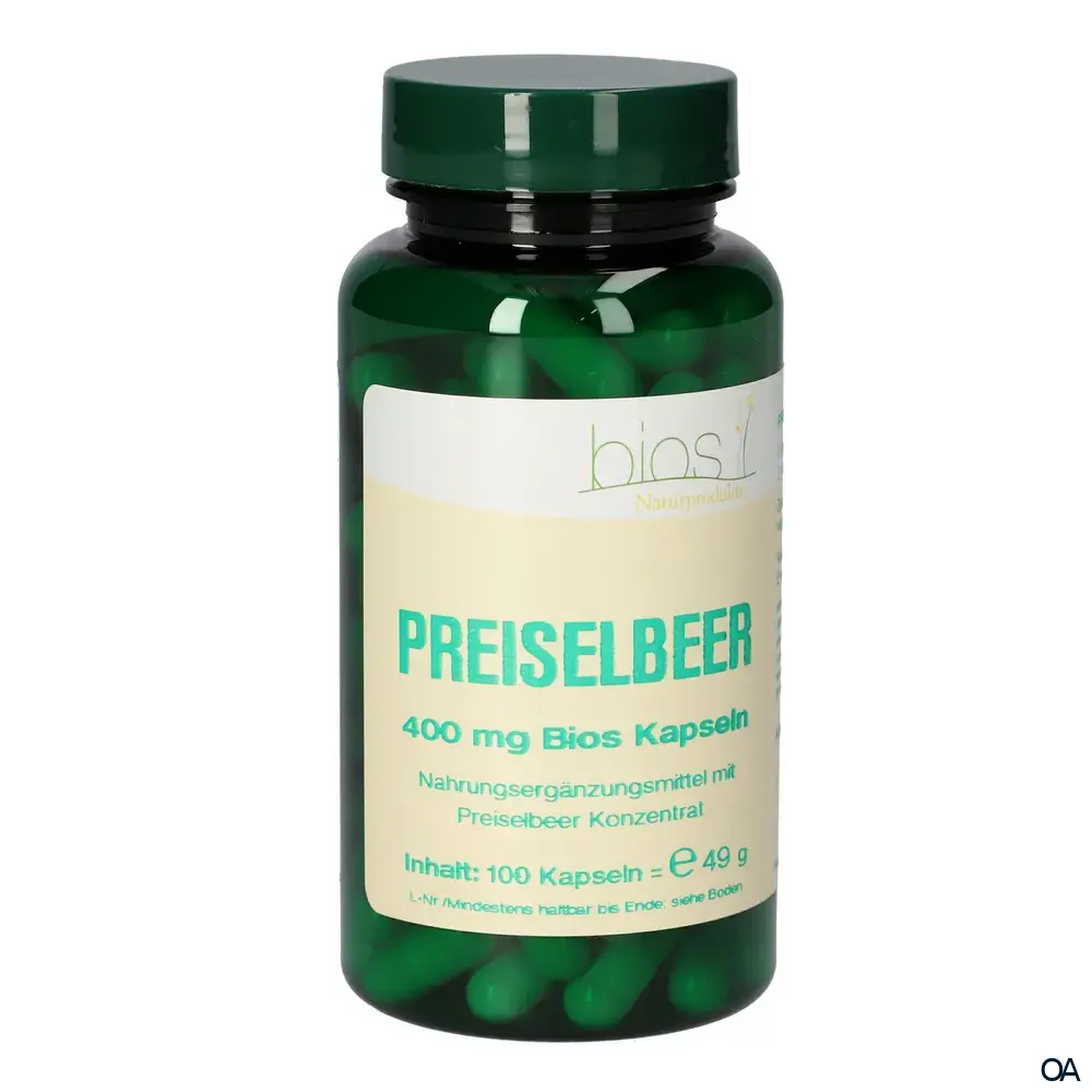 Bios Preiselbeer 400 mg Kapseln