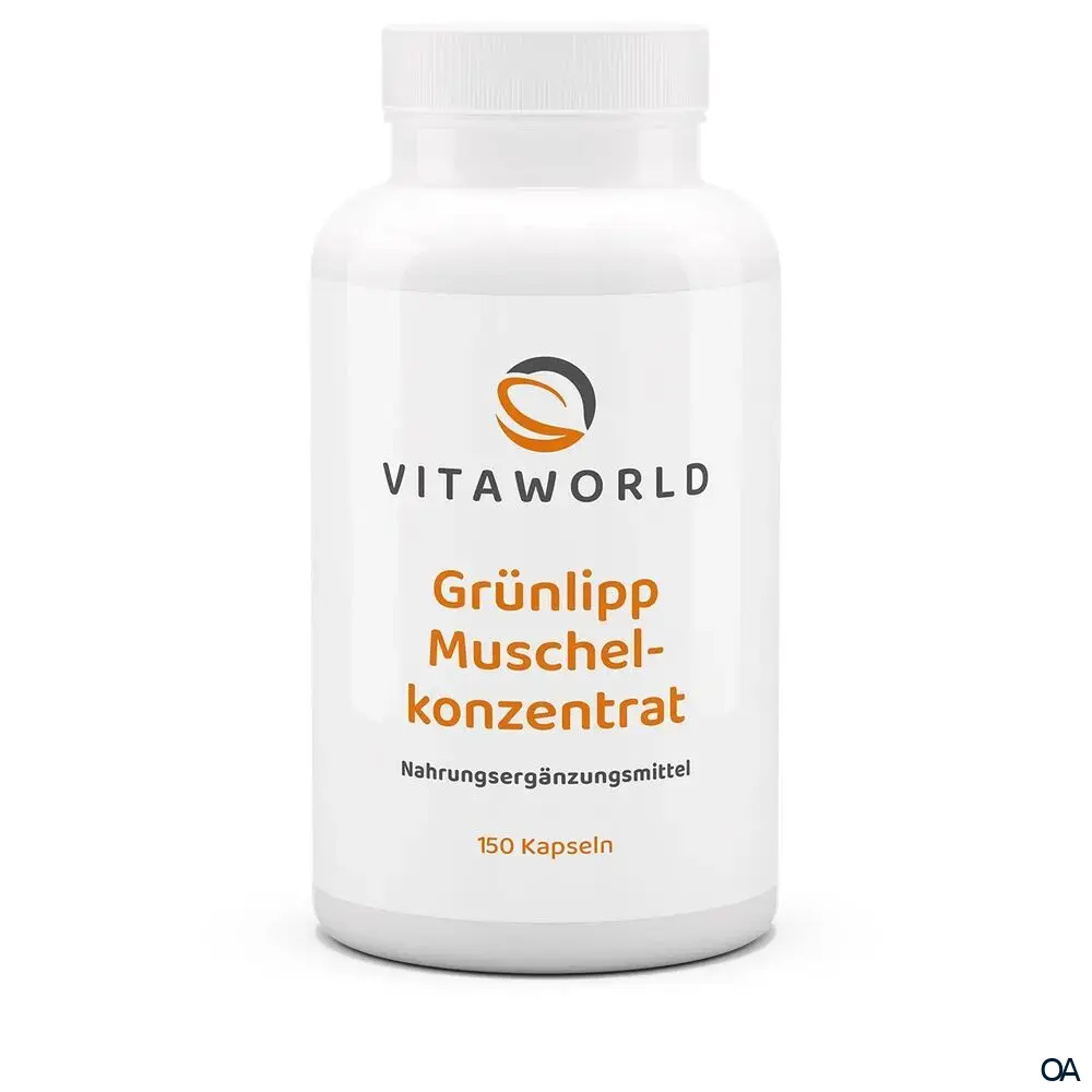 Vitaworld Grünlippmuschelkonzentrat 500 mg Kapseln