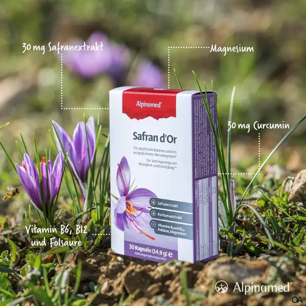 Alpinamed® Safran d’Or Kapseln Alpinamed® Safran d’Or Kapseln