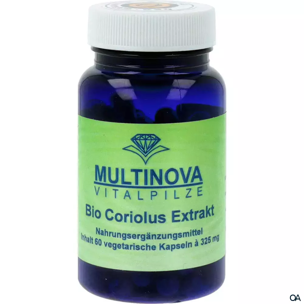 Multinova Bio Coriolus Extrakt Kapseln Multinova Bio Coriolus Extrakt Kapseln
