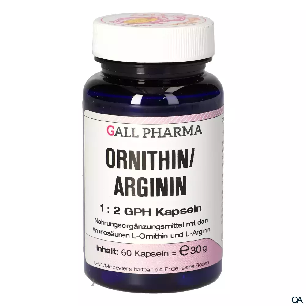 Gall Pharma Ornithin / Arginin 1:2 Kapseln