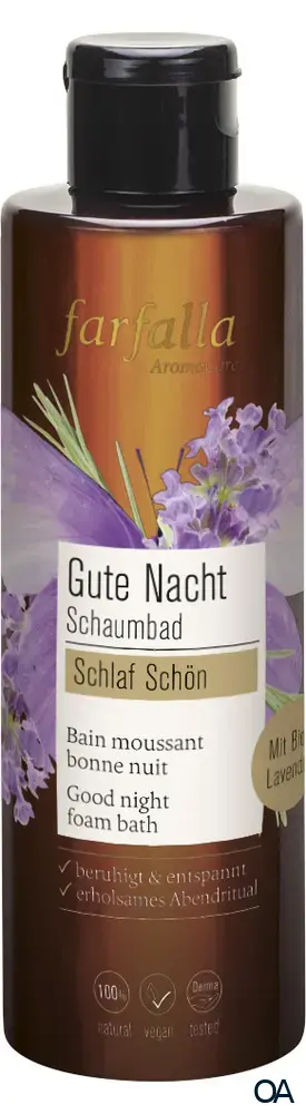 Farfalla Schlaf schön, Gute Nacht Schaumbad