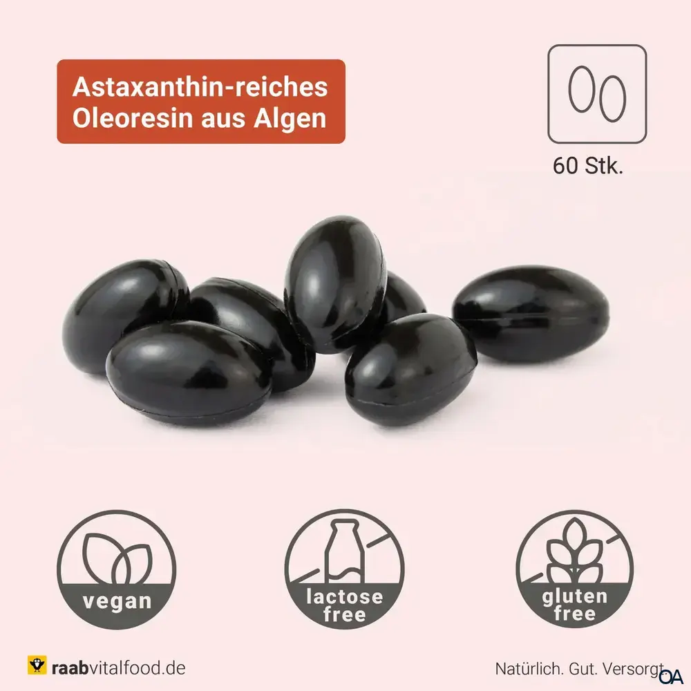 Raab® Vitalfood Astaxanthin Kapseln