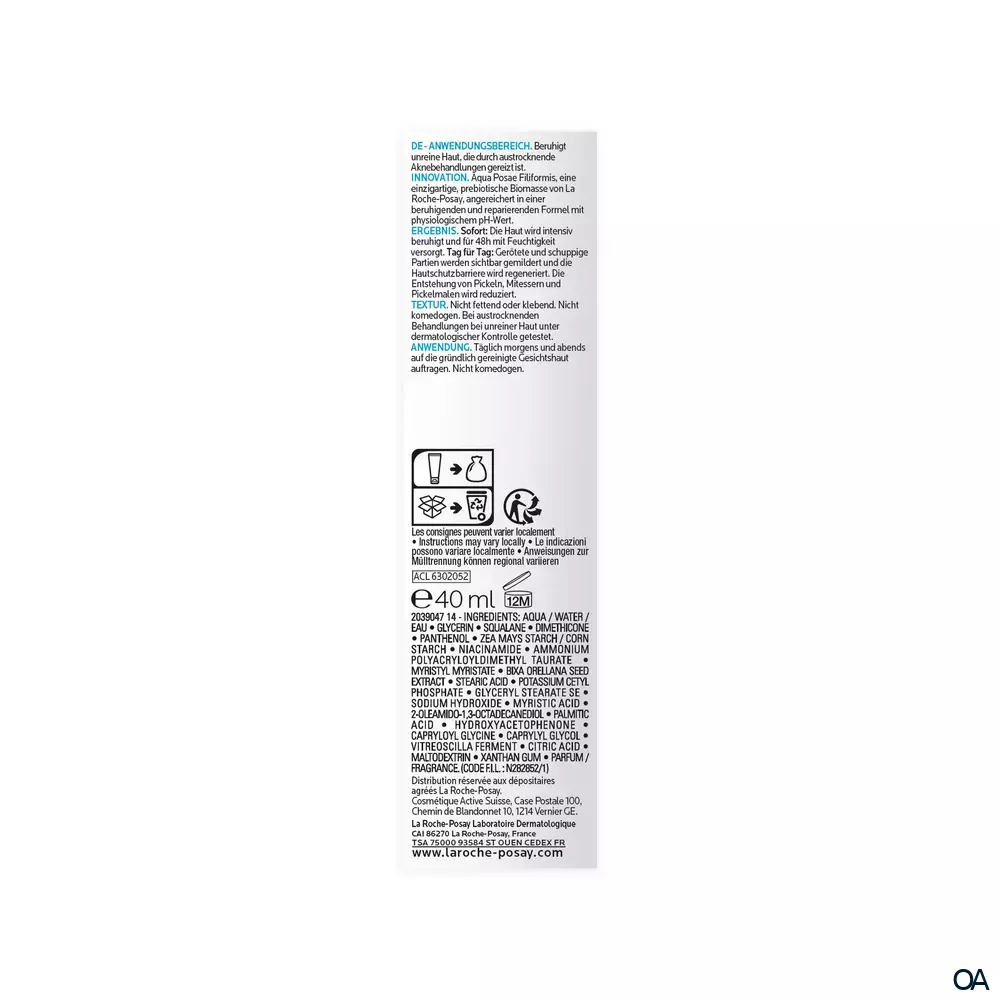 La Roche Posay Effaclar H Iso-Biome Pflegecreme La Roche Posay Effaclar H Iso-Biome Pflegecreme