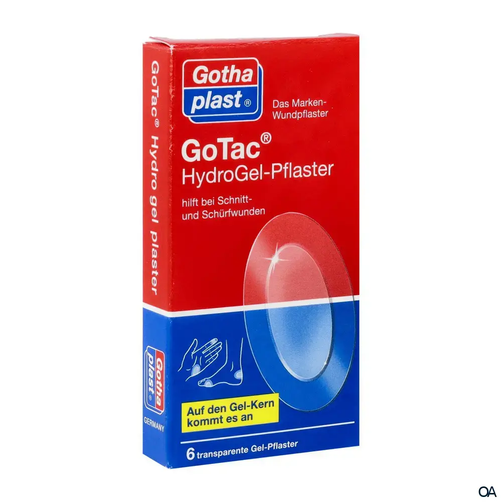 Gothaplast® GoTac® Hydro Gel-Pflaster 74 x 45 mm, oval