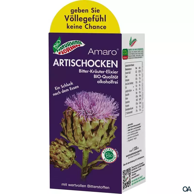 Bio Naturvital Florian Artischocken Bio Bitter Kräuter Elixier Bio Naturvital Florian Artischocken Bio Bitter Kräuter Elixier