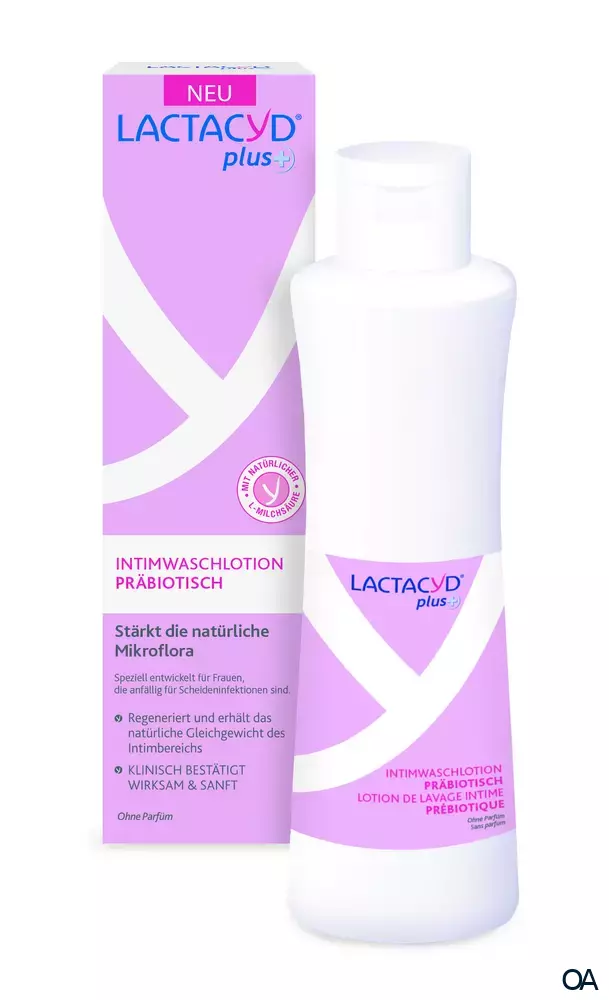 Lactacyd® Plus Präbiotisch Intimwaschlotion ohne Duftstoffe