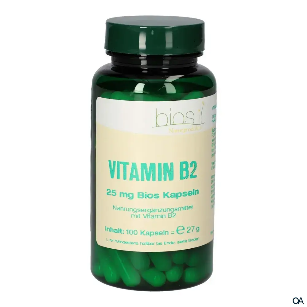 Bios Vitamin B2 25 mg Kapseln Bios Vitamin B2 25 mg Kapseln