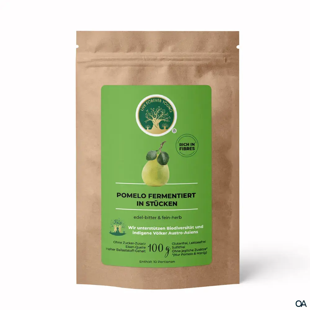 Live Forever Young Pomelo Fermentiert in Stücken