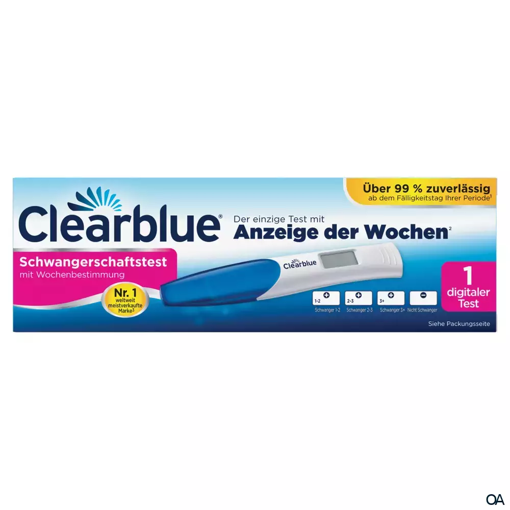 Clearblue Schwangerschaftstest mit Wochenbestimmung Clearblue Schwangerschaftstest mit Wochenbestimmung