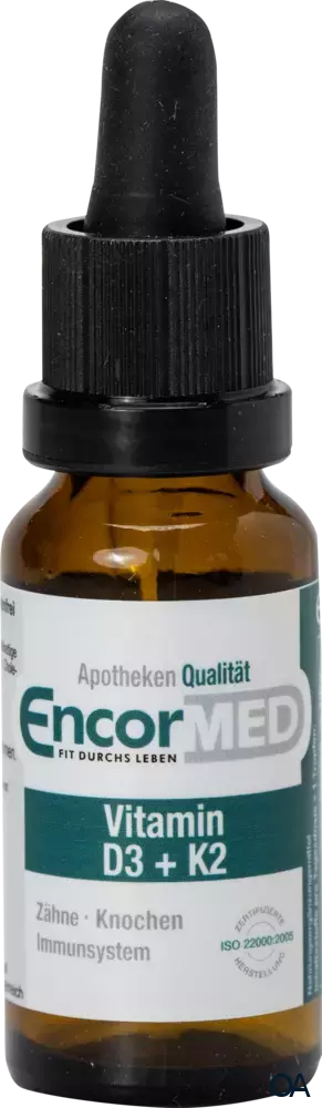 EncorMed Vitamin D3 + K2 Tropfen