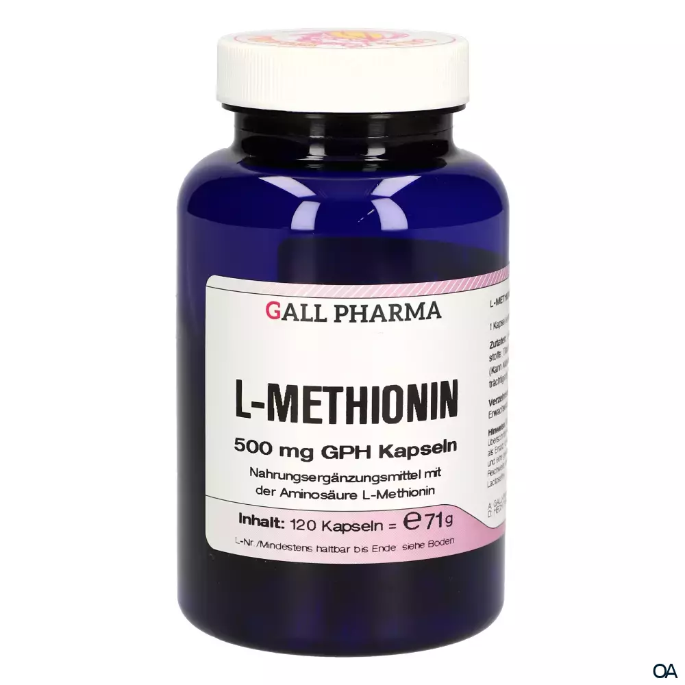 Gall Pharma L-Methionin 500 mg Kapseln Gall Pharma L-Methionin 500 mg Kapseln