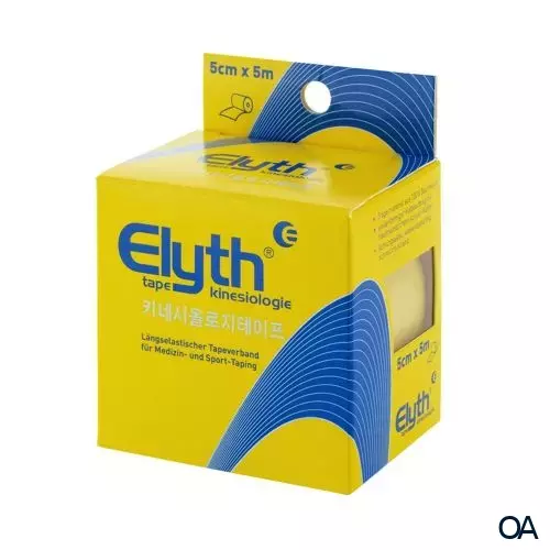 ELYTH Tape Kinesiologie 5 cm x 5 m - Gelb