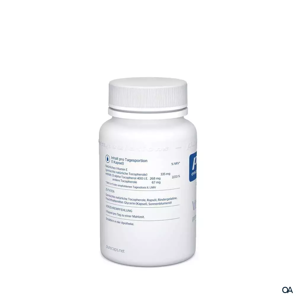 pure encapsulations® Vitamin E Kapseln pure encapsulations® Vitamin E Kapseln