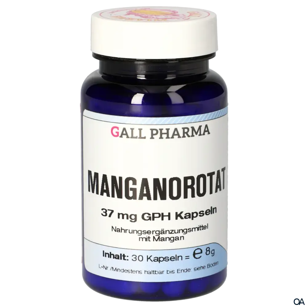 Gall Pharma Manganorotat 37 mg Kapseln