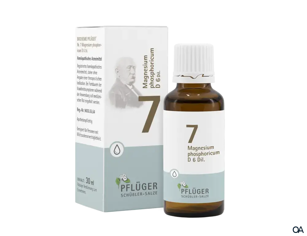 BIOCHEMIE PFLÜGER® Nr. 7 Magnesium phosphoricum D 6 Dil. Tropfen BIOCHEMIE PFLÜGER® Nr. 7 Magnesium phosphoricum D 6 Dil. Tropfen