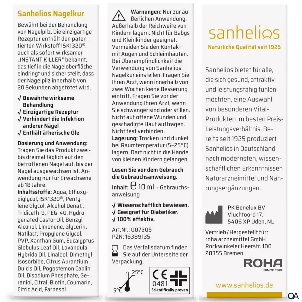 Sanhelios® Nagelkur gegen Nagelpilz Sanhelios® Nagelkur gegen Nagelpilz