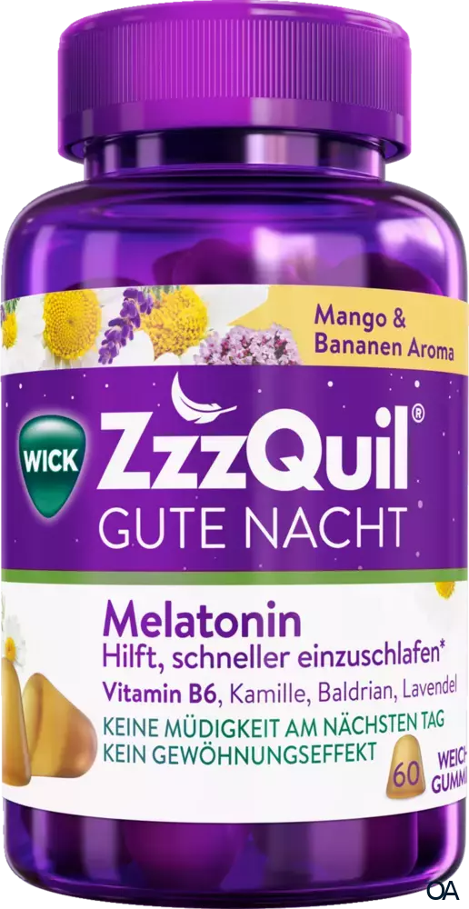 WICK Zzzquil Gute Nacht Mango & Banane Weichgummis