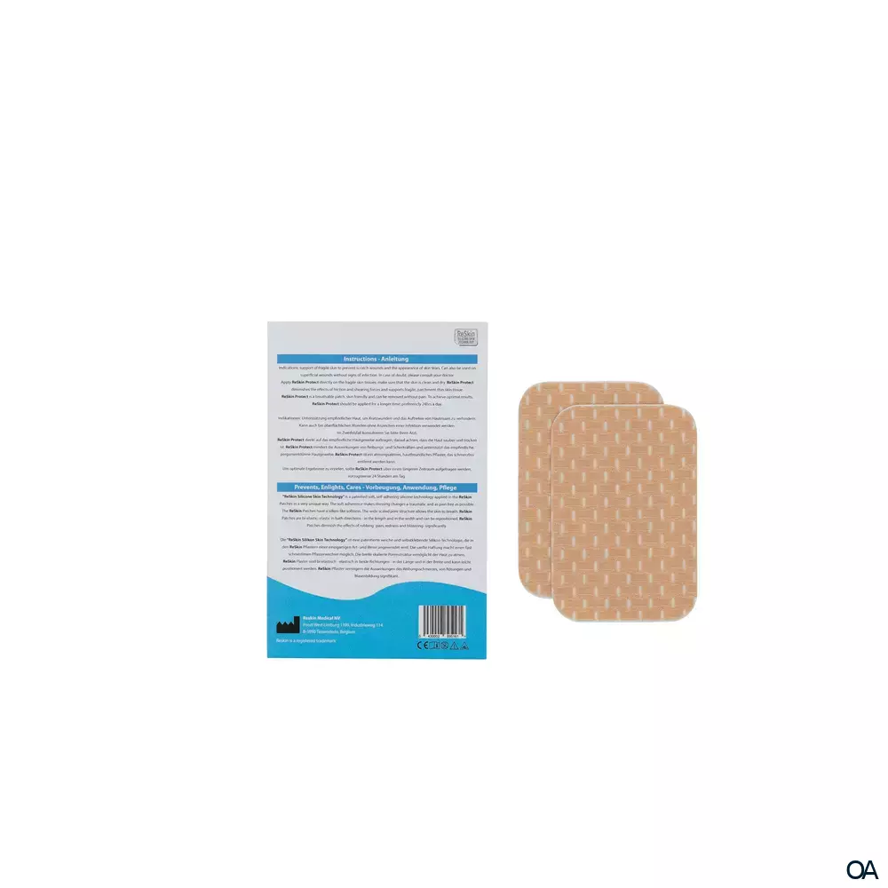 ReSkin® MED Protect Silikonpflaster Small 5 x 7,5 cm