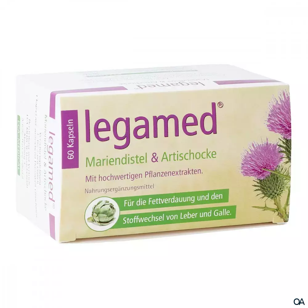 legamed® Mariendistel- & Artischocke-Kapseln