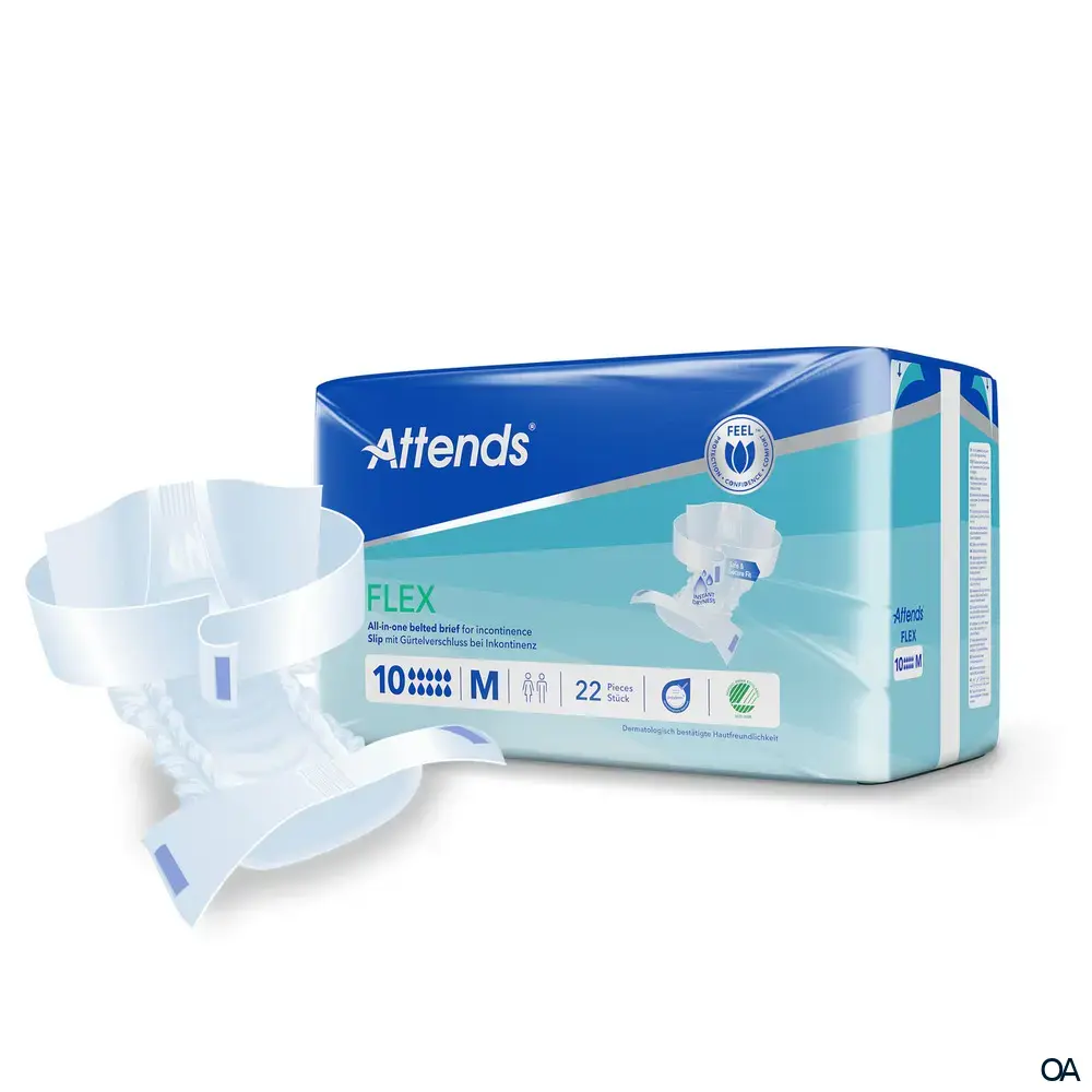 Attends Flex 10 M Slips mit Gürtelverschluss bei Inkontinenz Attends Flex 10 M Slips mit Gürtelverschluss bei Inkontinenz